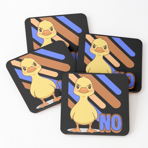 Item preview, NO – Angry Duck Funny Reaction Meme Animal Design designed and sold by tellia-kallisto.