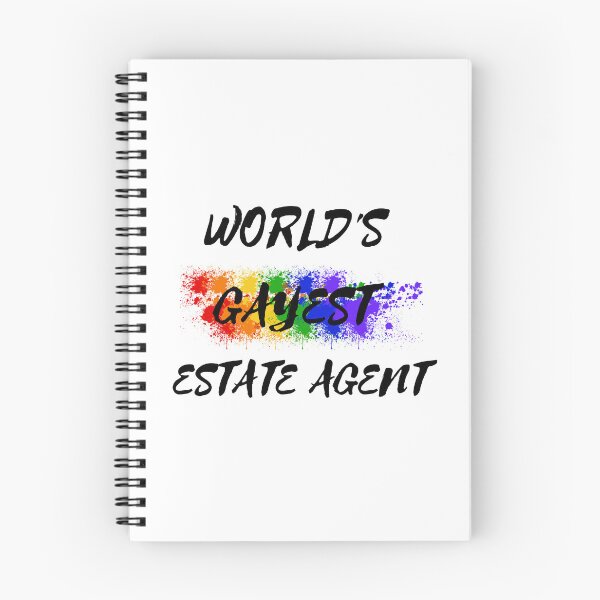 Item preview, World's Gayest Estate Agent designed and sold by LuckyKermit.