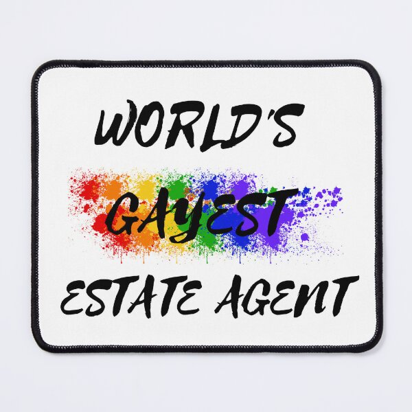 Item preview, World's Gayest Estate Agent designed and sold by LuckyKermit.