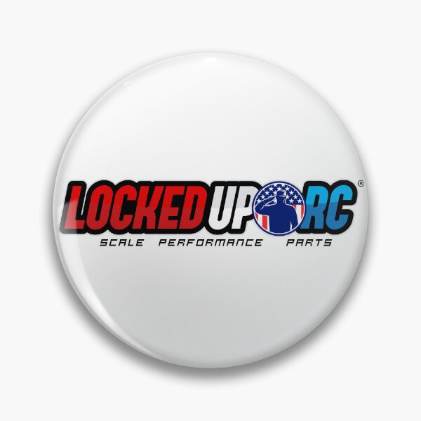 Item preview, Locked Up RC Salute Logo - Black Accent designed and sold by Locked Up RC.