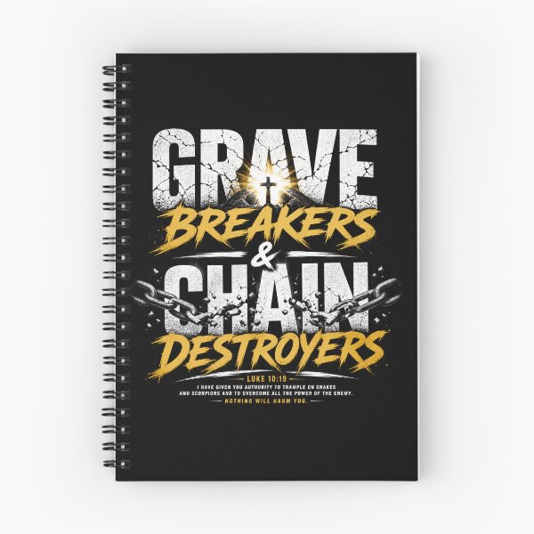 Item preview, Grave Breakers & Chain Destroyers Christian Faith T-Shirt designed and sold by GRACE THREADS .