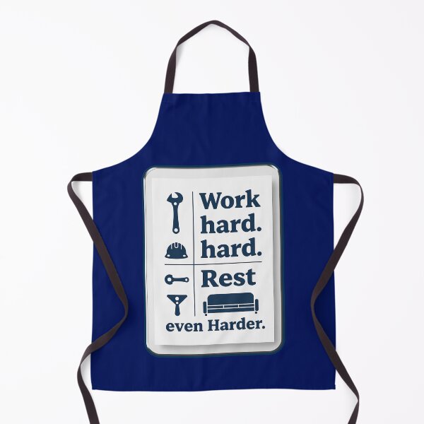 Item preview, Work Hard Rest Even Harder Minimal Worker Design designed and sold by Topoartispp.