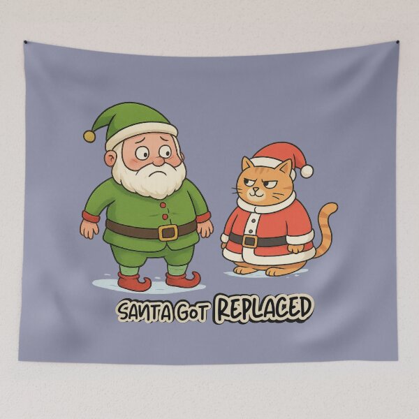 Item preview, Santa Got Replaced designed and sold by Wobble Studio.