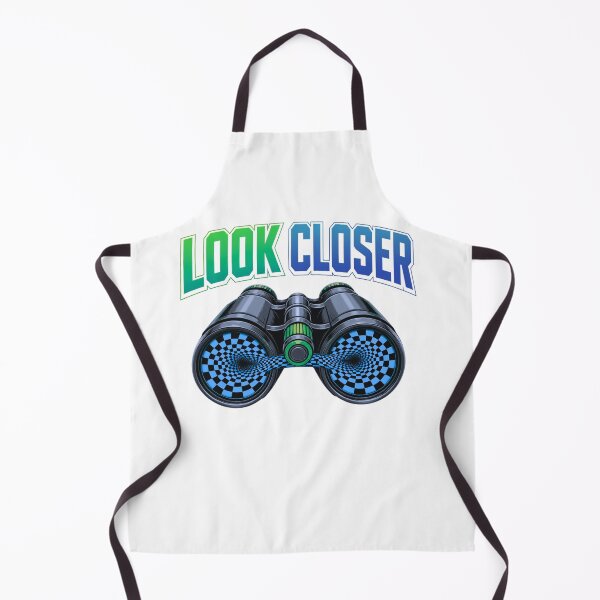 Item preview, LOOK CLOSER T-Shirt – Optical Illusion Binoculars Graphic, Trippy Vortex Design designed and sold by Aimetoi.