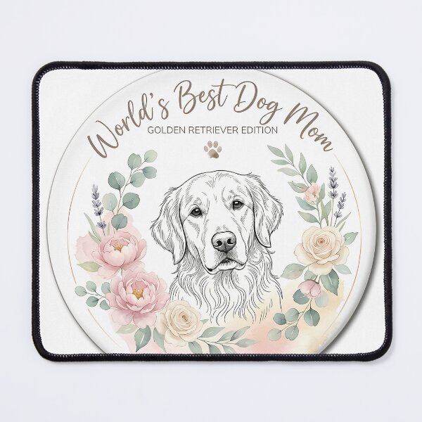 Item preview, Boho Golden Retriever Mom - Floral Dog Mother's Day designed and sold by Pfotenfaden.
