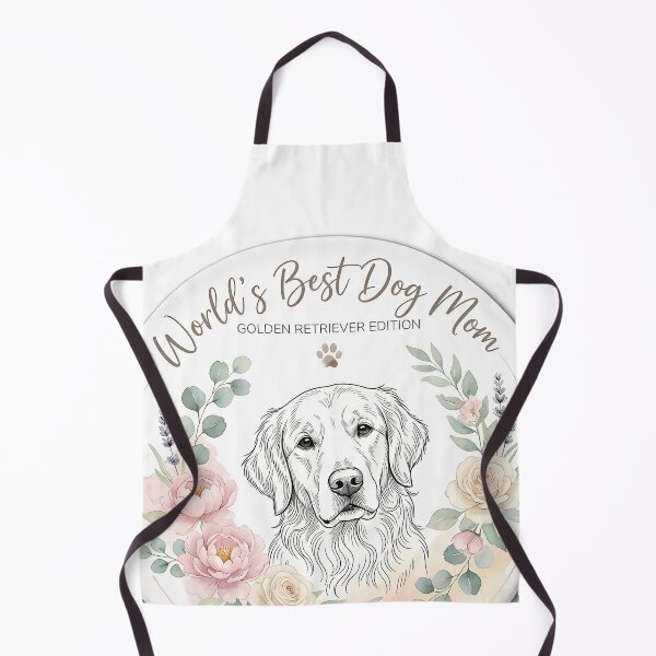 Artikelvorschau, Boho Golden Retriever Mom - Floral Dog Mother's Day entworfen und verkauft von Pfotenfaden.