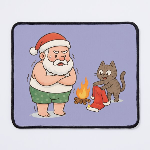 Item preview, Holiday Spirit on Fire (Literally) designed and sold by Wobble Studio.