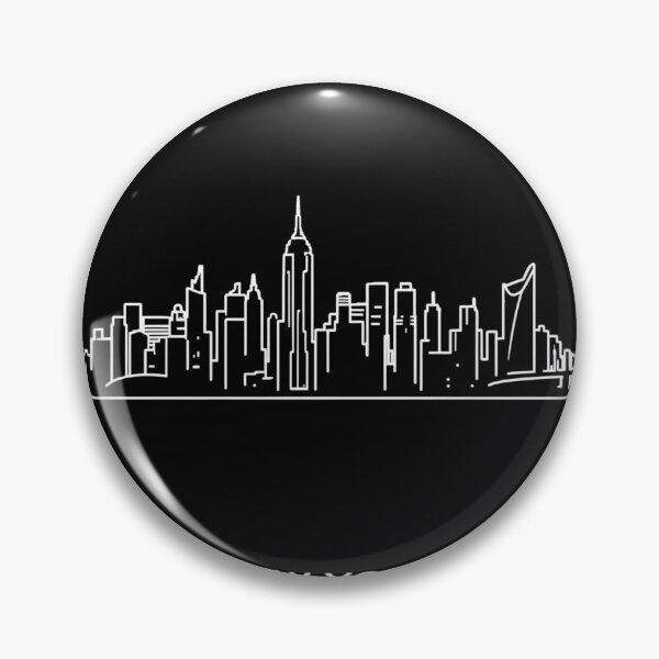 Item preview, New York City Minimal skyline line-art 5 designed and sold by Neon G.