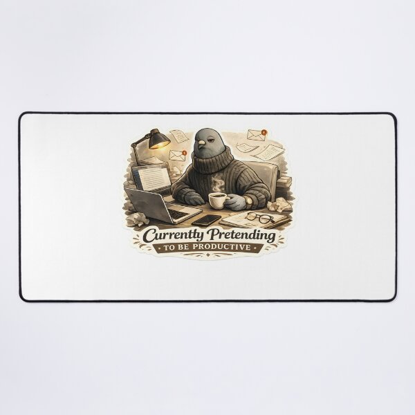 Item preview, Currently Pretending To Be Productive Luxury Office Burnout Aesthetic designed and sold by StickyGuys.