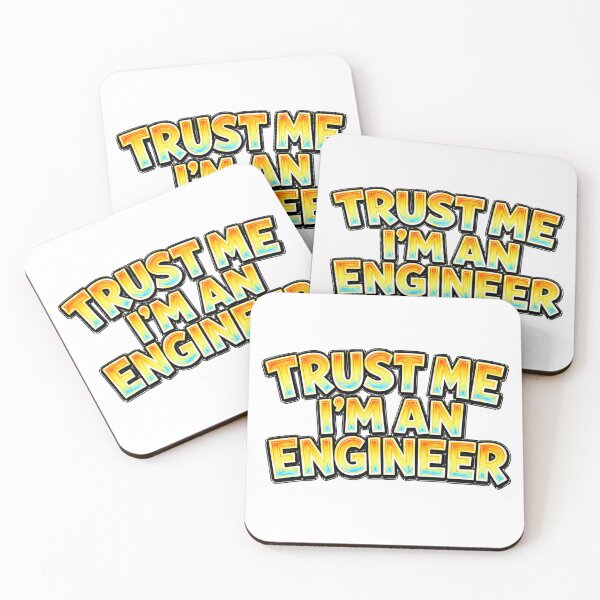 Item preview, TRUST ME I’M AN ENGINEER – hand drawn childlike typography designed and sold by Mac Sketches.