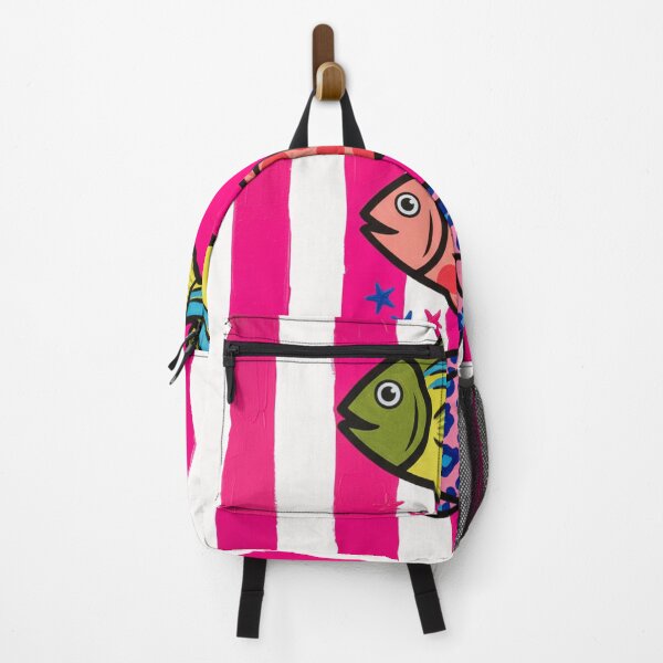 Item preview, Vibrant Preppy Fish Pop Art Illustration designed and sold by InkRebelprint.