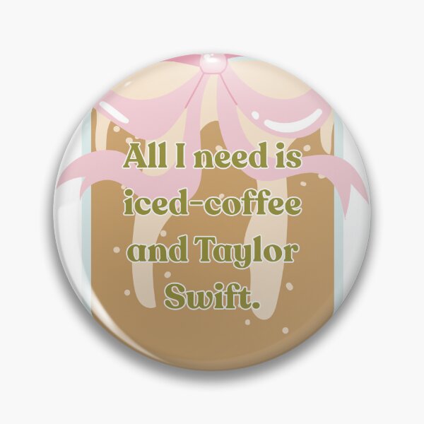 Item preview, All I need is iced-coffee and pop-music designed and sold by ArieCherie♡.