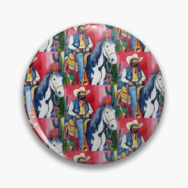 Item preview, Cowboy Riding Horse Fauvist Style Illustration designed and sold by cotoprints.