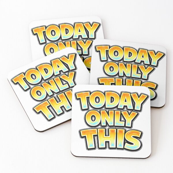 Item preview, TODAY ONLY THIS – hand drawn childlike typography designed and sold by Mac Sketches.