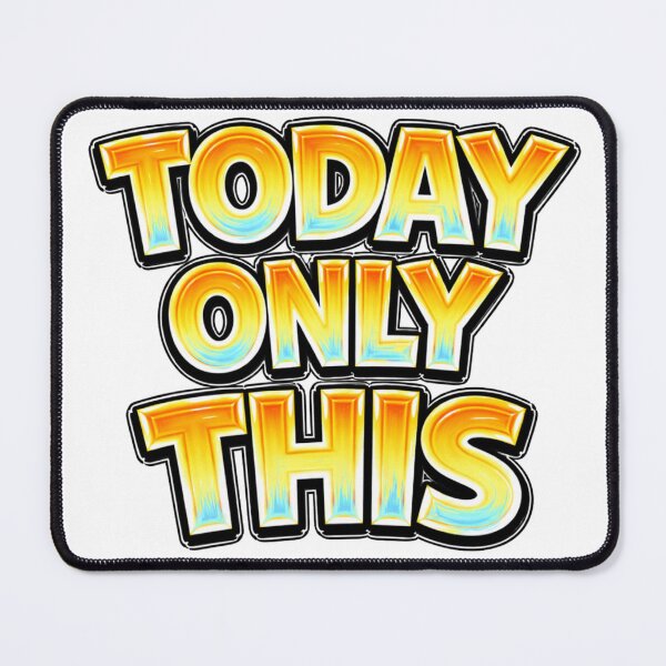 Item preview, TODAY ONLY THIS – hand drawn childlike typography designed and sold by Mac Sketches.