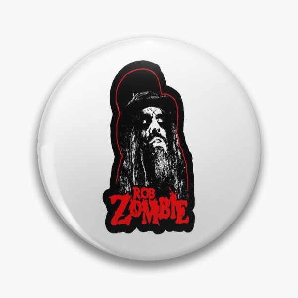 Artikelvorschau, Rob Zombie Horror-Porträt – Düsterer Black- und Red-Metal-Stil entworfen und verkauft von Billgeat.