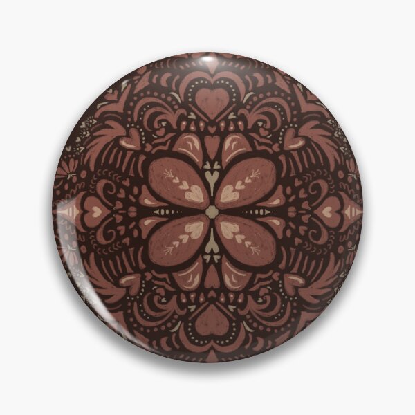 Item preview, Lace Diamonds - Pink and Brown designed and sold by MelnDesign.
