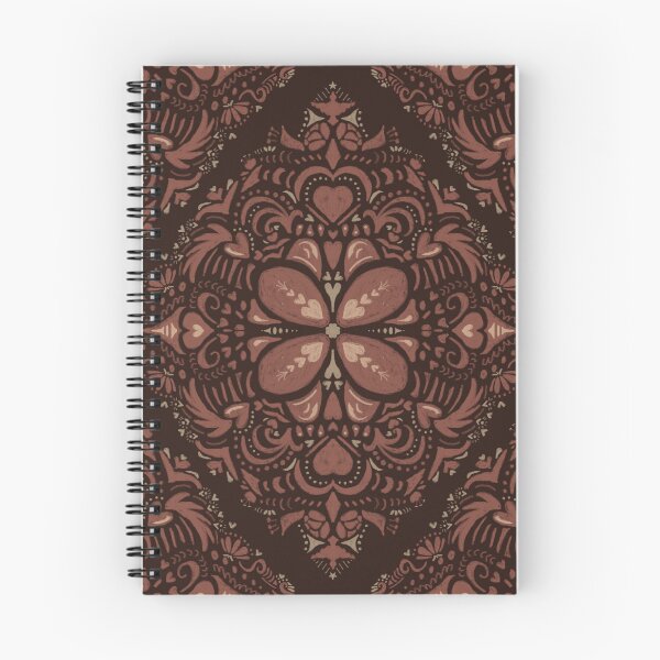 Item preview, Lace Diamonds - Pink and Brown designed and sold by MelnDesign.