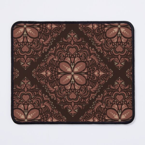 Item preview, Lace Diamonds - Pink and Brown designed and sold by MelnDesign.