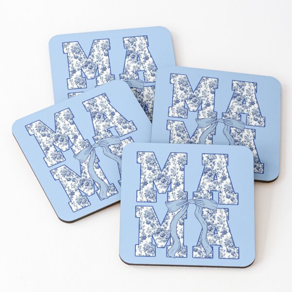 Item preview, Blue Vintage Floral MAMA with Bow , The perfect Mother's Day Gift, Mom, Mommy. designed and sold by Lam Assia.