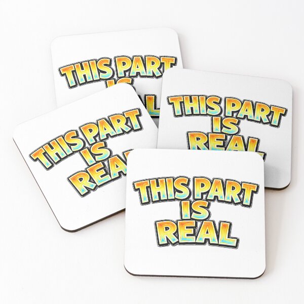 Item preview, THIS PART IS REAL – hand drawn childlike typography designed and sold by Mac Sketches.
