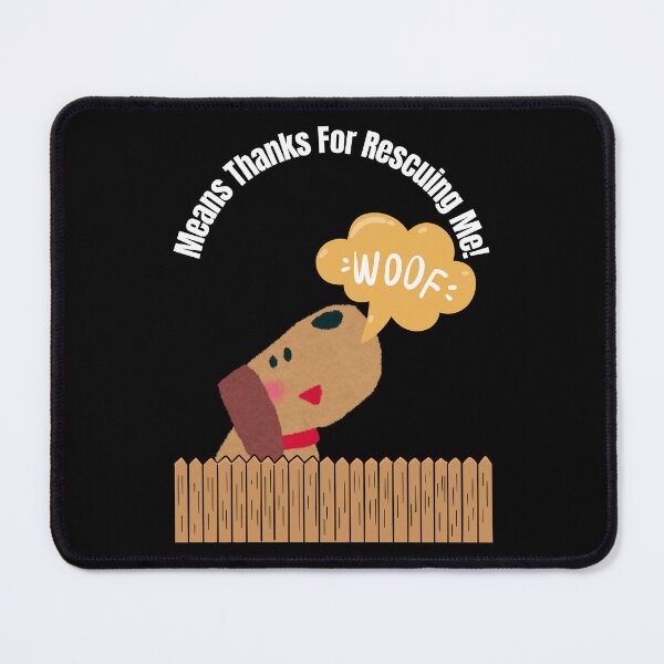 Item preview, WOOF Means Thanks For Adopting Me designed and sold by ActOutTees.