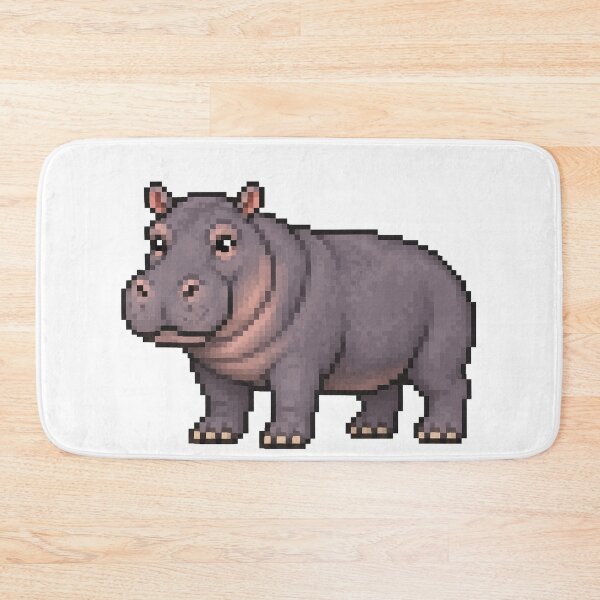 Item preview, Pixelated HIPPO designed and sold by Stickers void.