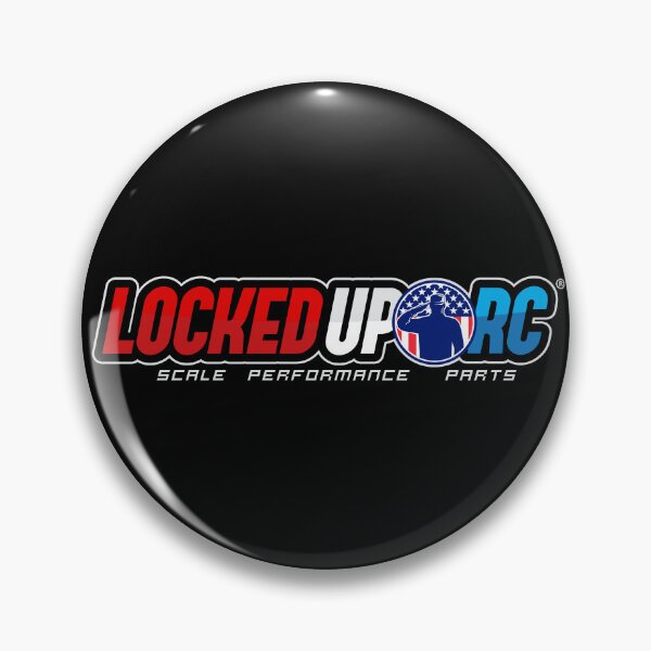 Item preview, Locked Up RC Salute Logo - Silver Accent designed and sold by Locked Up RC.