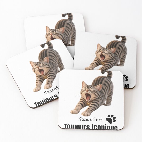 Item preview, No Effort Still Iconic Cat – Lazy Funny Cat Meme designed and sold by TitiaDesign.