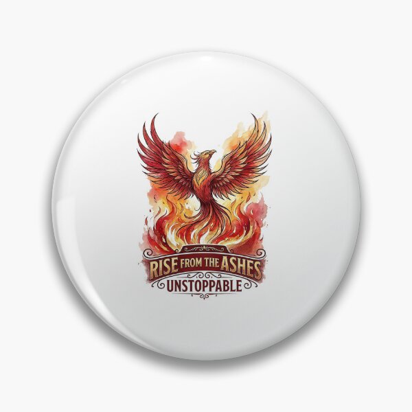 Item preview, Rise From The Ashes - Unstoppable Phoenix Watercolor Art designed and sold by Style-InkPulse.