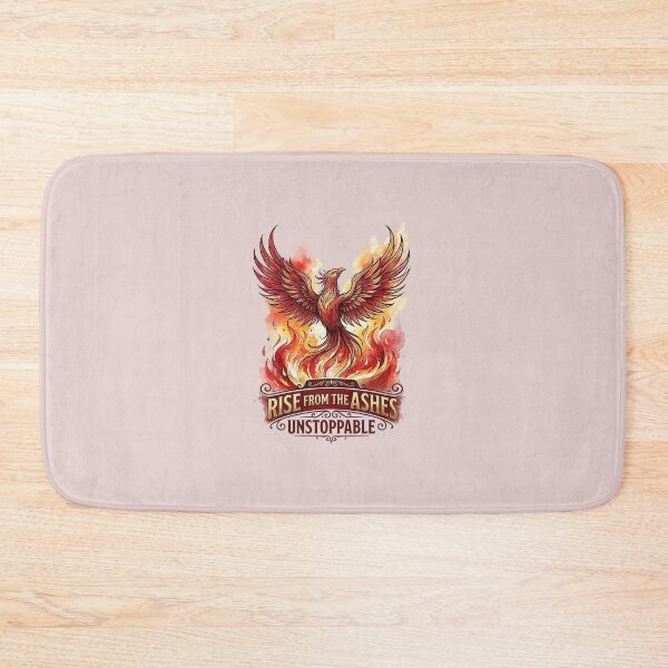 Item preview, Rise From The Ashes - Unstoppable Phoenix Watercolor Art designed and sold by Style-InkPulse.