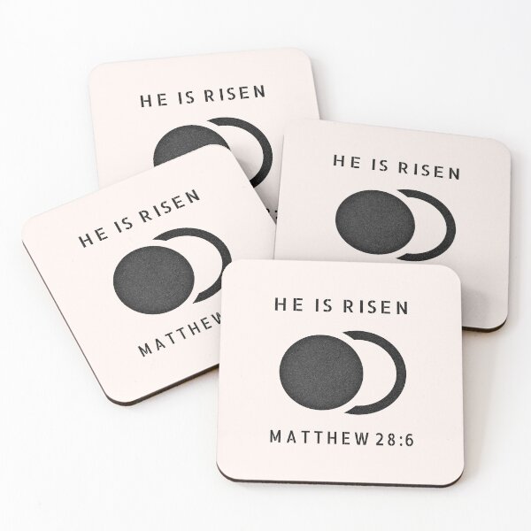 Item preview, Minimal Abstract Empty Tomb | Matthew 28:6 Easter Christian Design | Black designed and sold by ZechJohnRB.