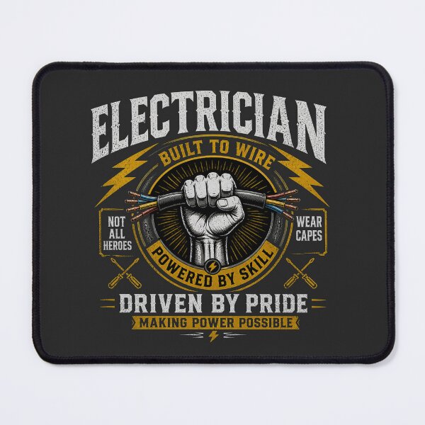 Item preview, Electrician Powered By Skill Driven By Pride Shirt Electrician Gift designed and sold by Drip5.