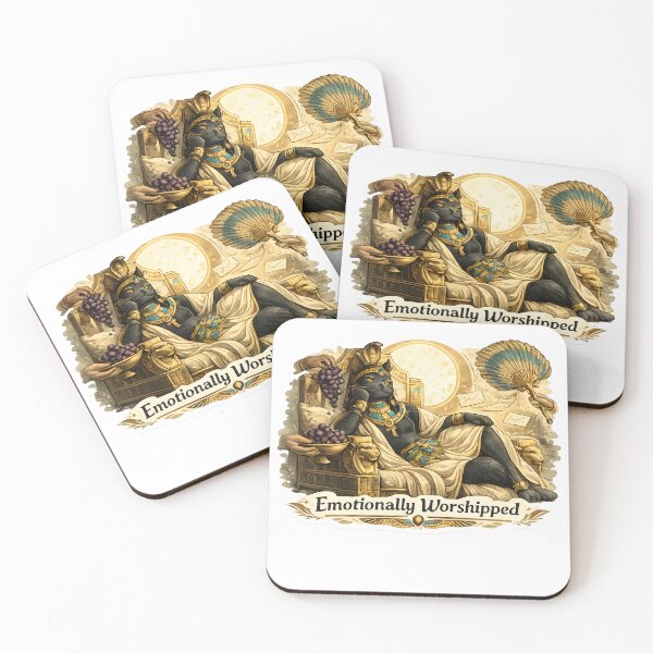 Item preview, Emotionally Worshipped Egyptian Cat Queen Luxury Mythology Aesthetic designed and sold by StickyGuys.