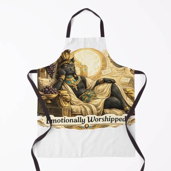 Item preview, Emotionally Worshipped Egyptian Cat Queen Luxury Mythology Aesthetic designed and sold by StickyGuys.