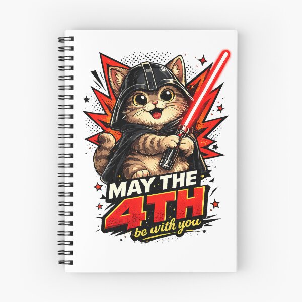 Item preview, May The Fourth Be With You Funny Space Cat Dark Warrior designed and sold by LumePrint.
