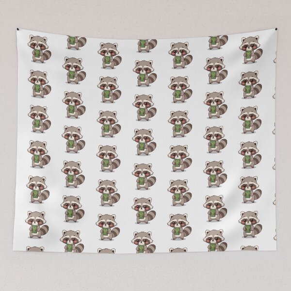 Item preview, Little Raccoon with a Secret Spellbook designed and sold by PTB-SHOP.