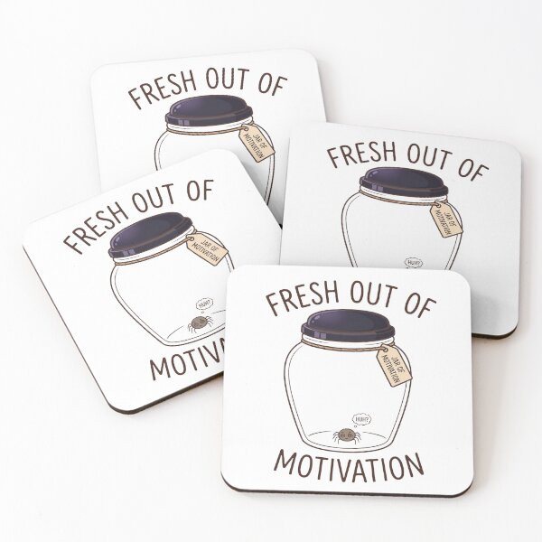 Item preview, Fresh Out of Motivation - Simple Jar designed and sold by MythoWorldddd.