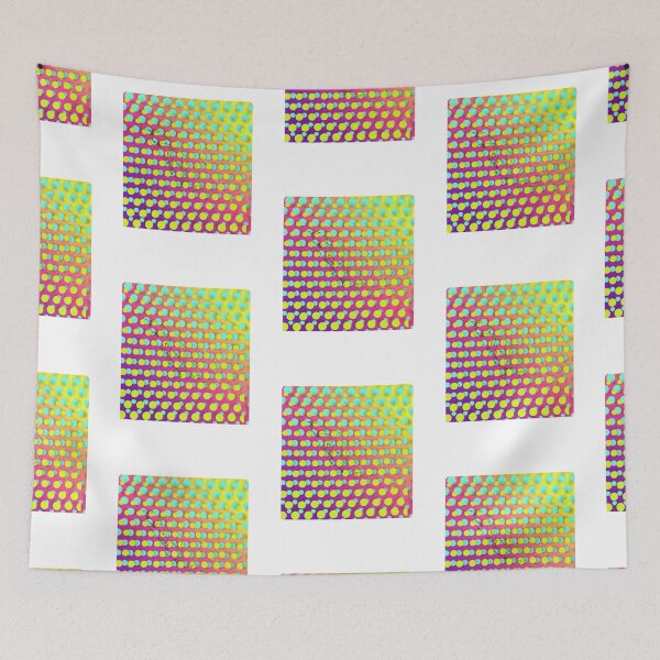 Item preview, Neon Polka Dot Gradient – Abstract Glitch Aesthetic Retro Pop Art Design designed and sold by A-R Digital Designs.