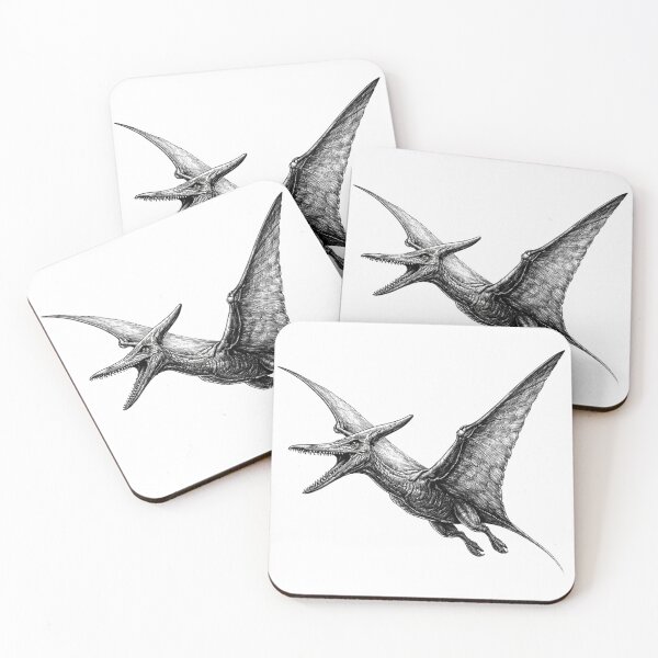 Item preview, Pterodactyl – dark pencil sketch illustration designed and sold by Mac Sketches.