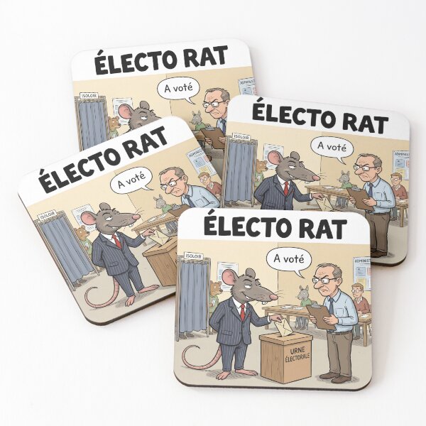 Item preview, Electo Rat – Rat that votes humor parody elections electorate funny designed and sold by WordPlayStudio.