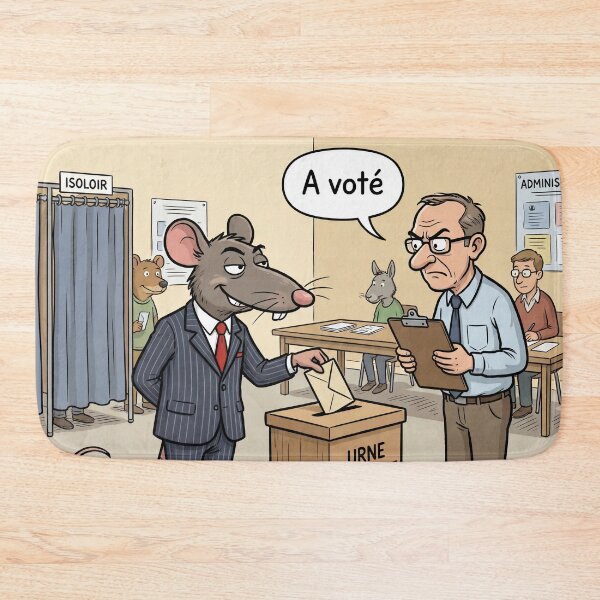 Item preview, Electo Rat – Rat that votes humor parody elections electorate funny designed and sold by WordPlayStudio.
