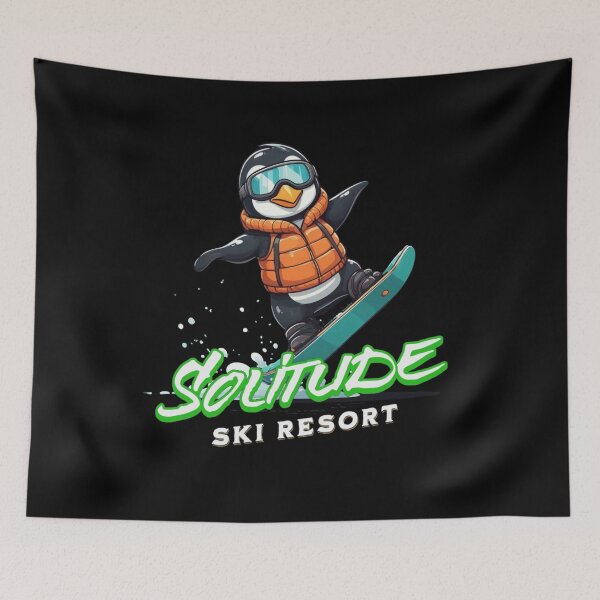 Aperçu de l'œuvre Station de ski Solitude créée et vendue par TheEndDesign.