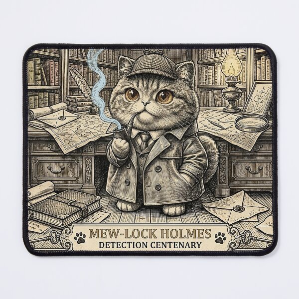 Item preview, The Scholar of Baker Street: Mew-Lock Holmes Portrait designed and sold by CataosMeow.
