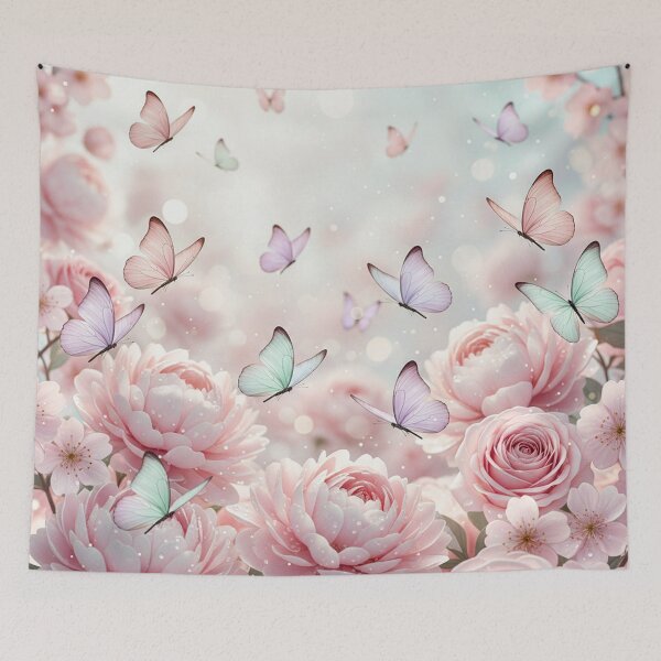 Item preview, Pink Butterfly Floral Dream Phone Case designed and sold by IntelliMindDesigns.
