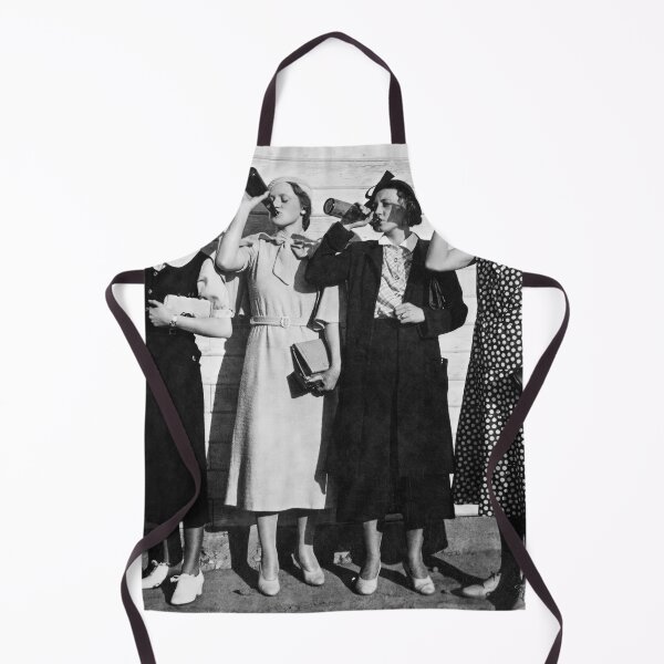 Item preview, Beer Drinkers, Prohibition, Women Drinking Beer, Vintage Black and White Old Photo designed and sold by IconicArchive.