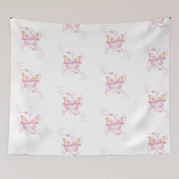 Item preview, Just Be Yourself Butterfly Aesthetic Cute Pastel Kawaii Design designed and sold by starcreative22.