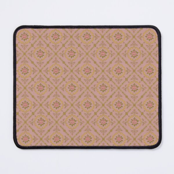 Item preview, Vintage King Rama V Era Floral Pattern - Dusty Pink & Gold designed and sold by warayut.