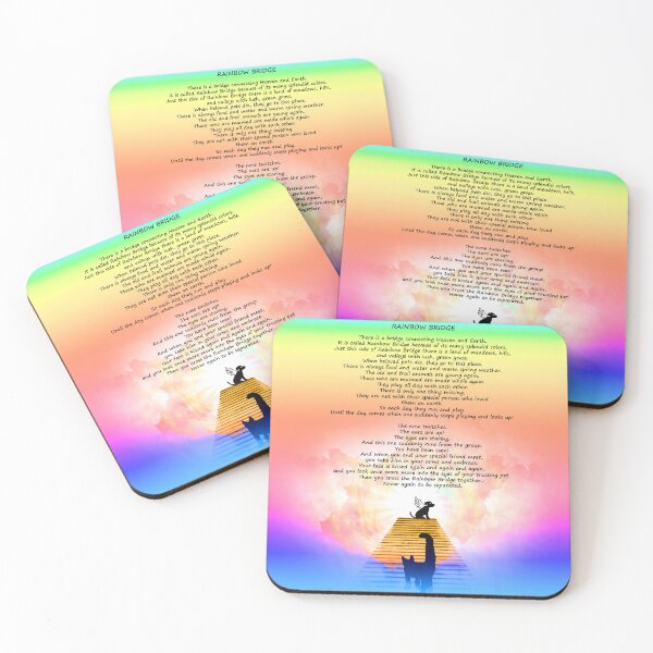 Item preview, Rainbow Bridge Pet Memorial designed and sold by Delights.
