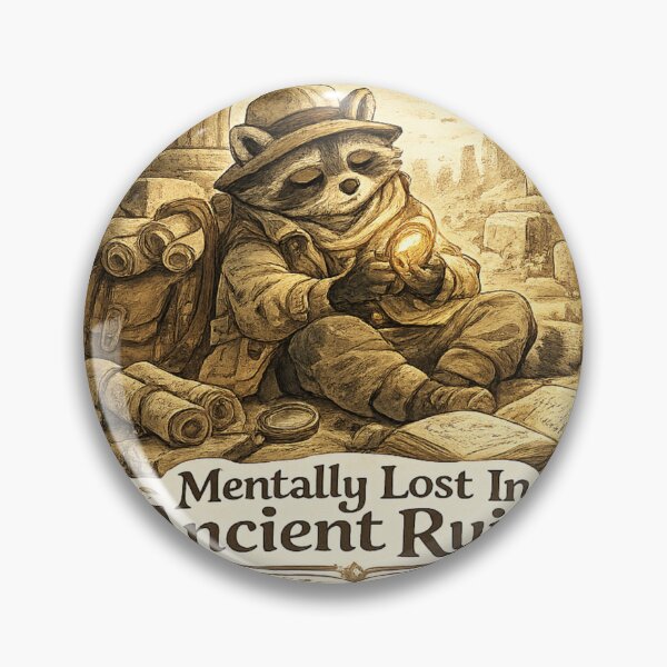 Item preview, Mentally Lost In Ancient Ruins Vintage Archaeology Aesthetic designed and sold by StickyGuys.